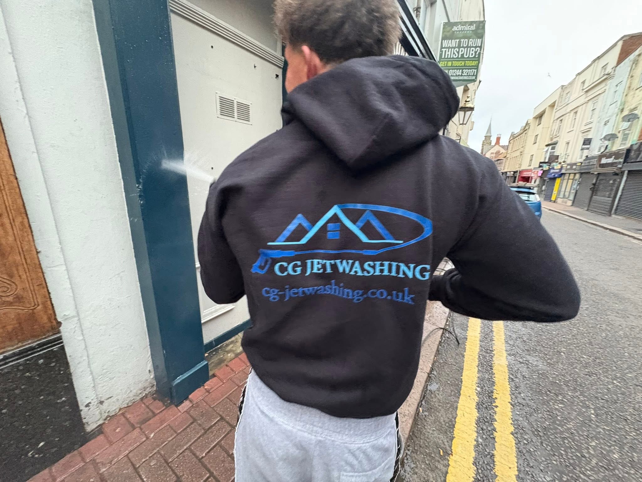 CG Jetwashing carrying out commercial exterior cleaning work in the West Midlands